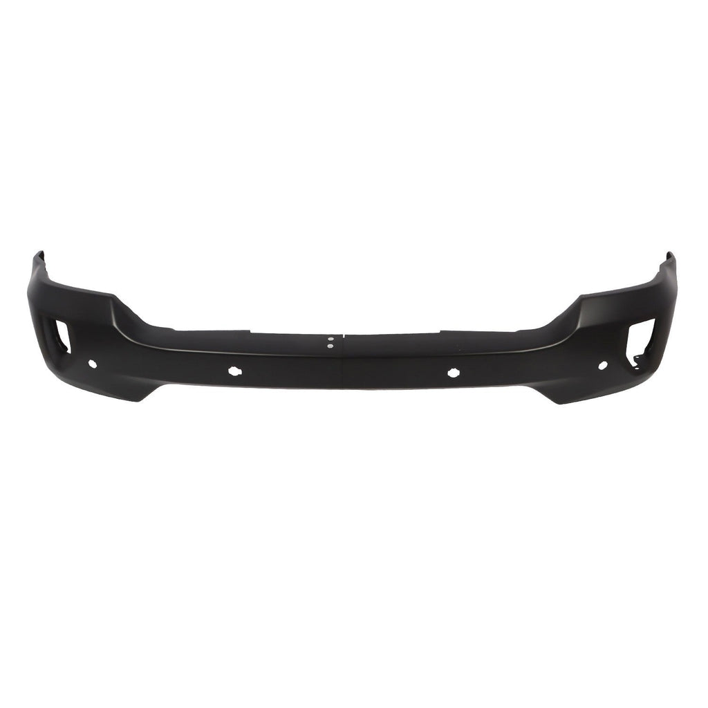 Black Front Bumper w/ Sensor & Fog Light Holes for 16-19 Chevy Silverado 1500