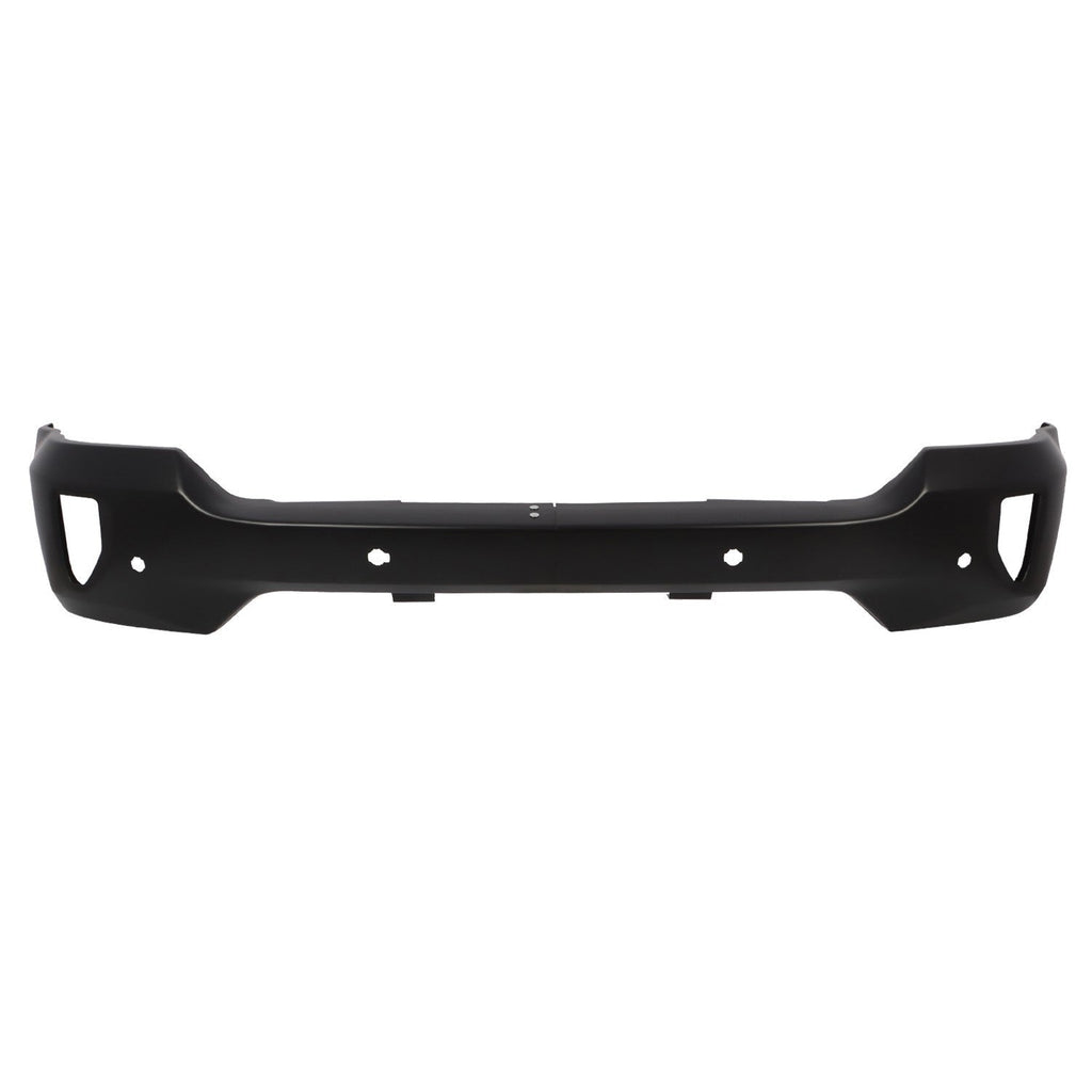 Black Front Bumper w/ Sensor & Fog Light Holes for 16-19 Chevy Silverado 1500