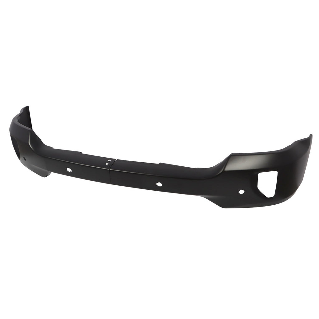Black Front Bumper w/ Sensor & Fog Light Holes for 16-19 Chevy Silverado 1500