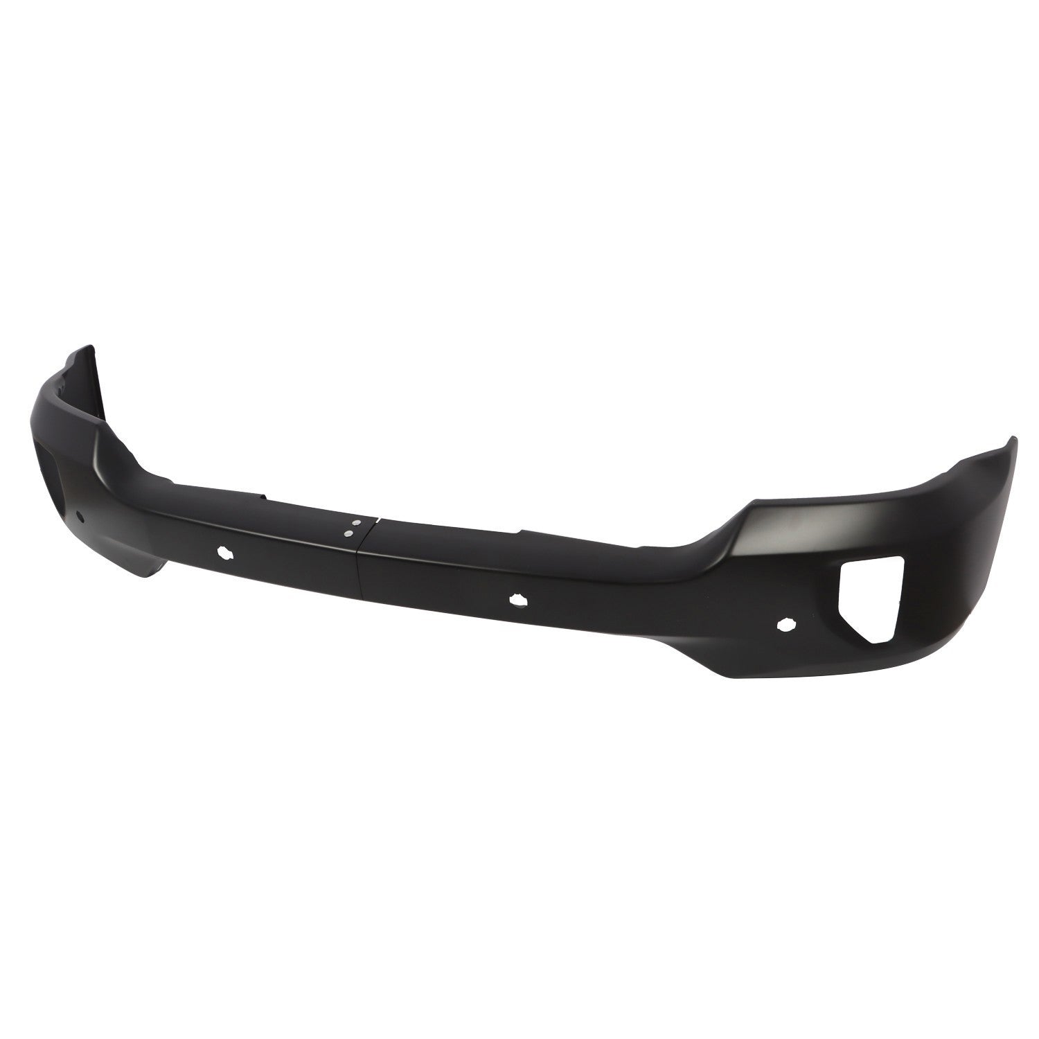 Black Front Bumper w/ Sensor & Fog Light Holes for 16-19 Chevy Silverado 1500