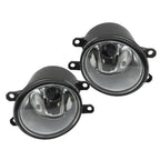 Bumper Fog Light with Chrome Cover for 2012-2014 Toyota Camry L LE XLE