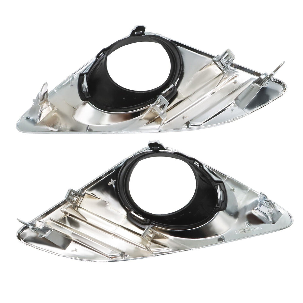 Bumper Fog Light with Chrome Cover for 2012-2014 Toyota Camry L LE XLE