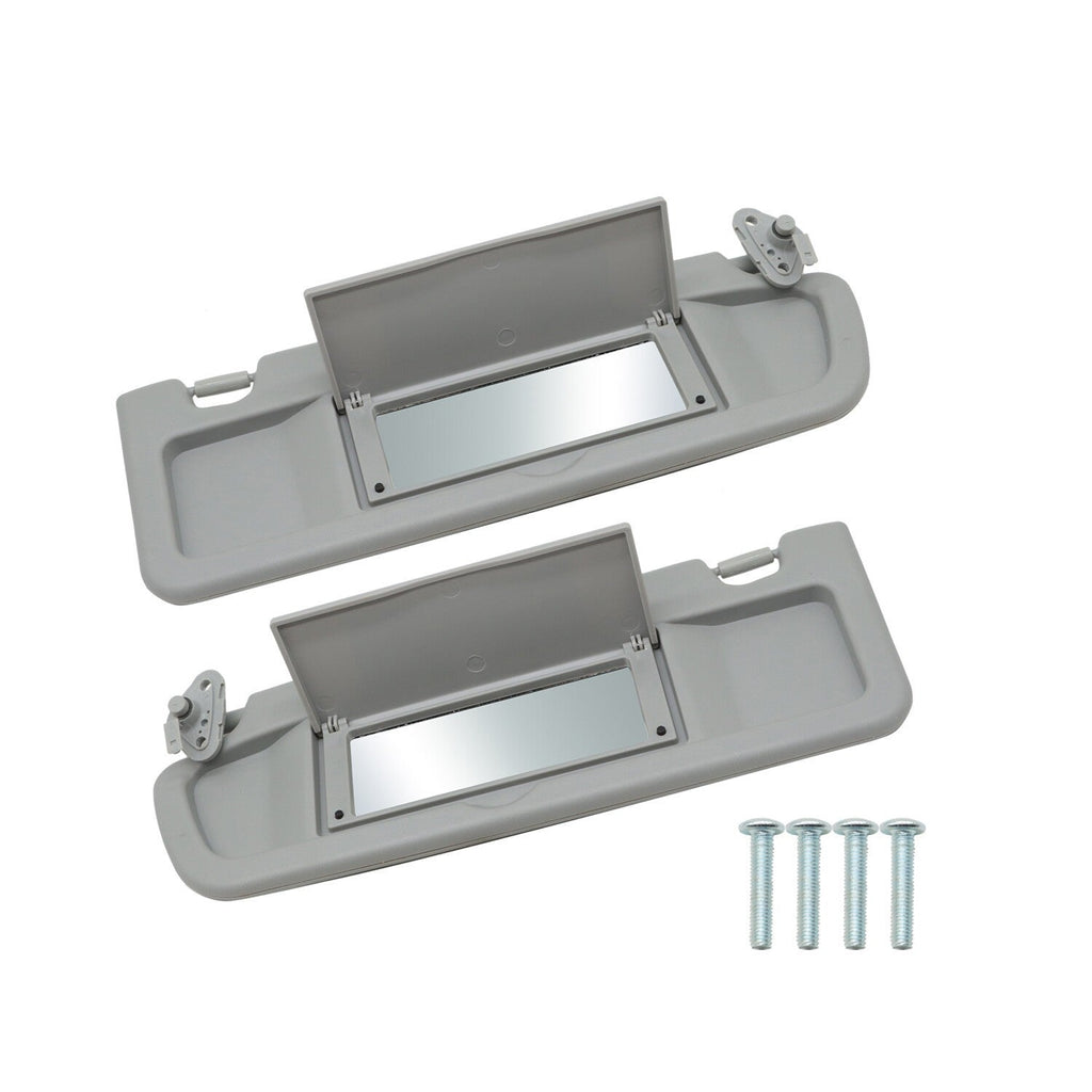 Honda Civic 2006-2011 Sun Visor Covers Light Gray Driver & Passenger Pair