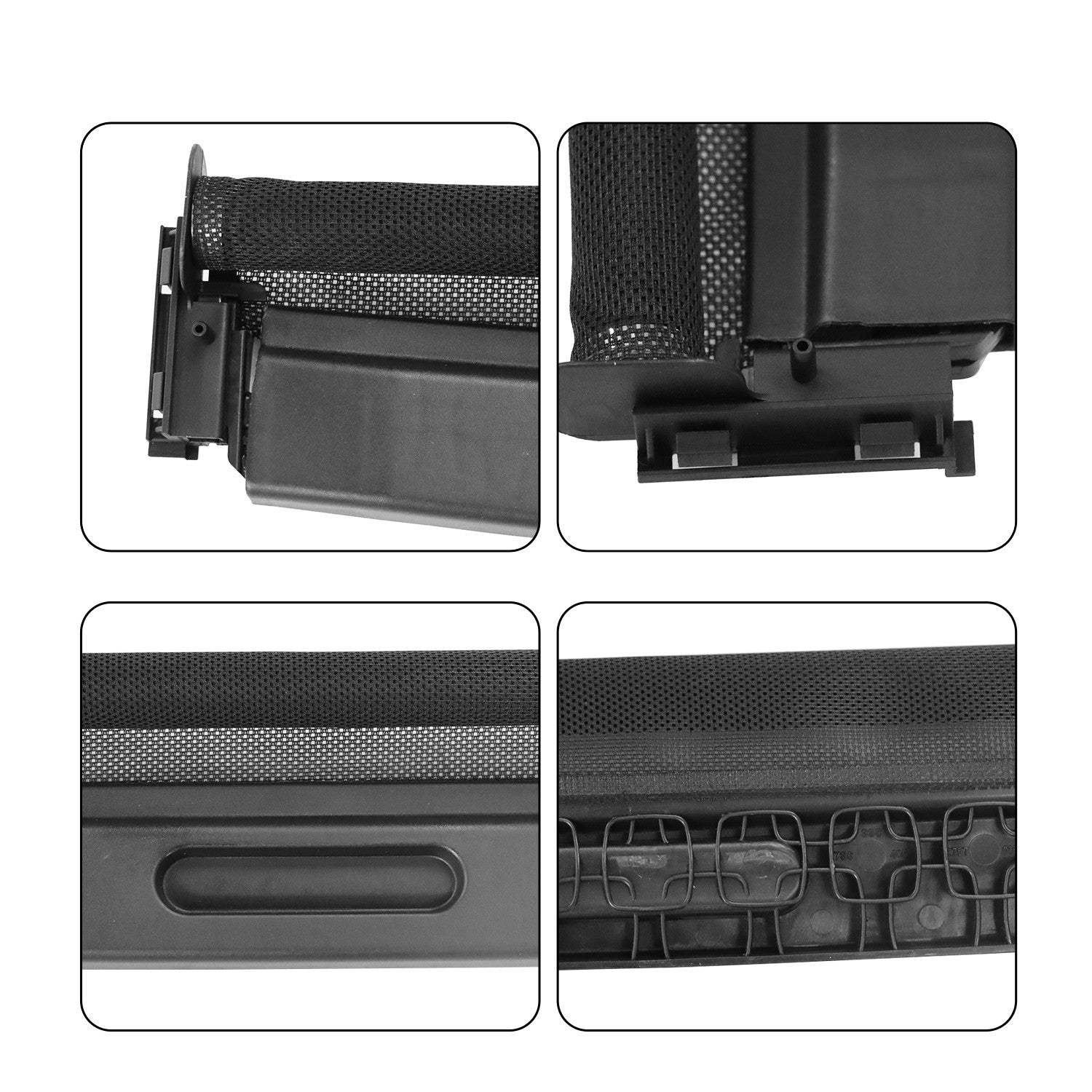 Black Front Sunroof Sunshade Cover Curtain for BMW Mini Cooper R55 R56 2006-15
