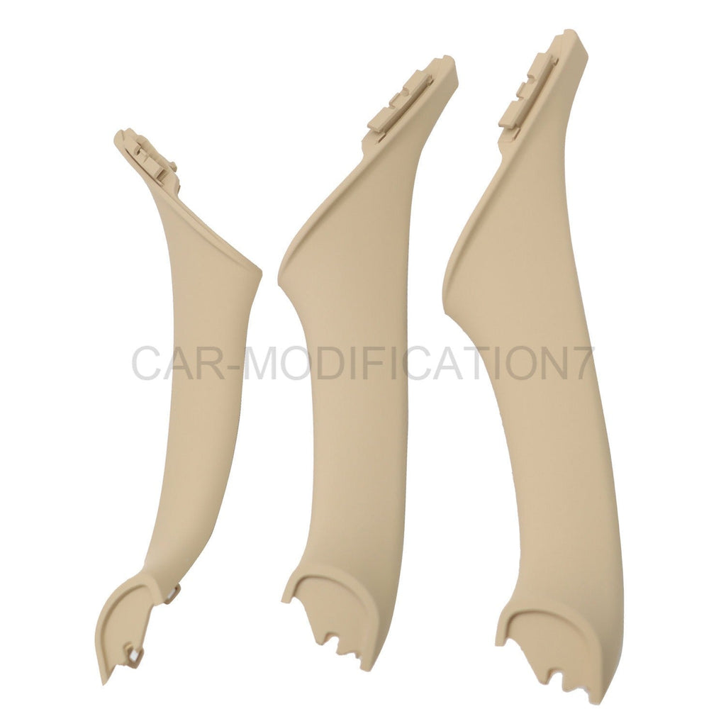 Beige Inner Door Handle Pull Trim Cover for BMW 5 Series F10 F11 2010-2016