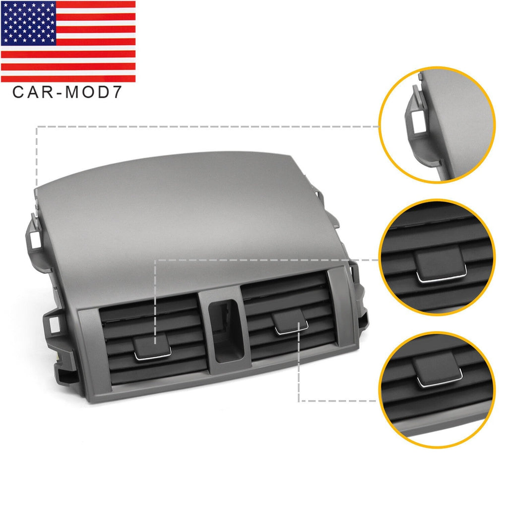 Toyota Corolla Center Dash A/C Air Vent Panel 2008-2013 US Model