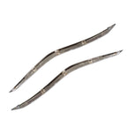 Chrome Front Lower Bumper Trim Set for 2015-2018 Nissan Murano Left & Right