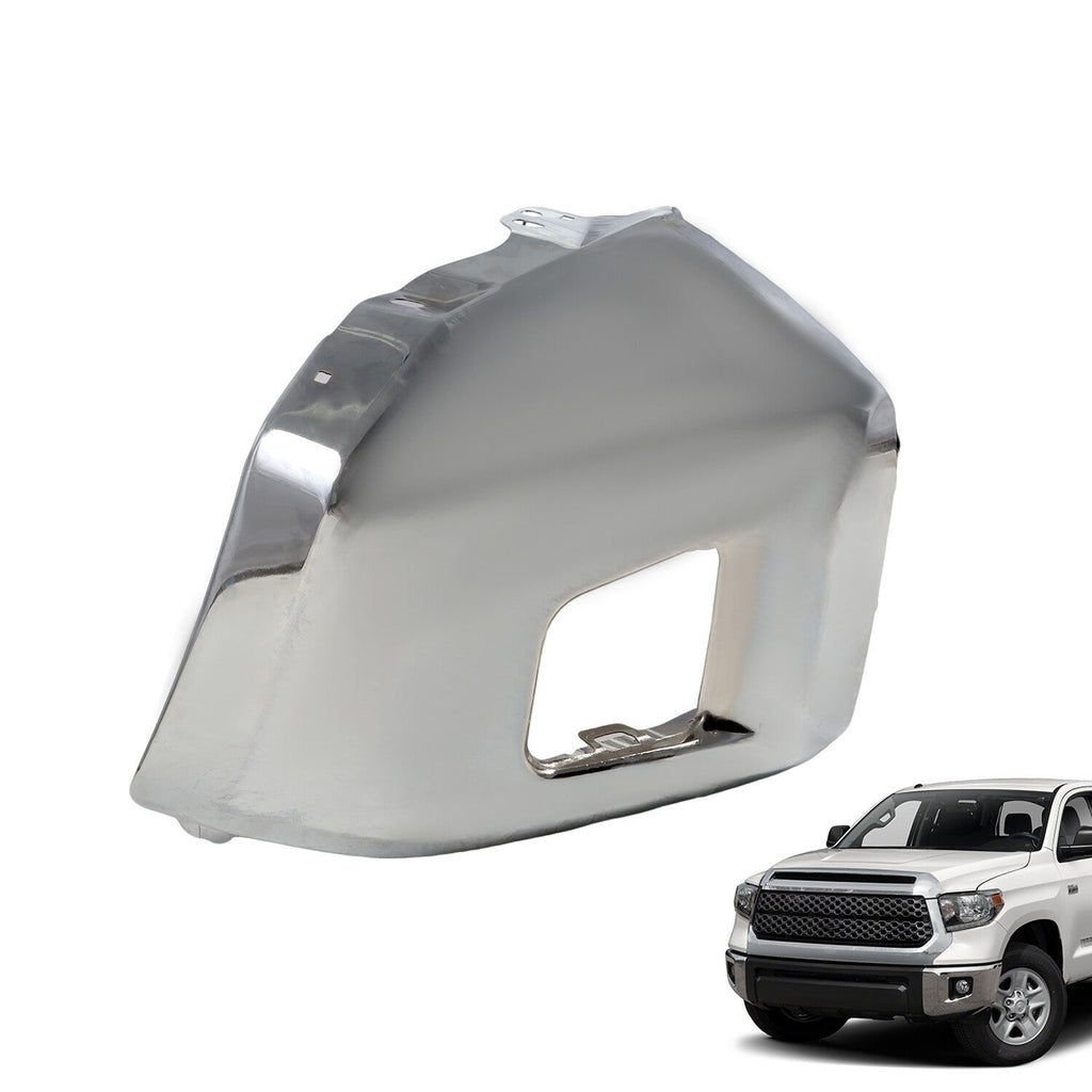 2014-2021 Toyota Tundra Front Left Chrome Steel Bumper End 521130C040