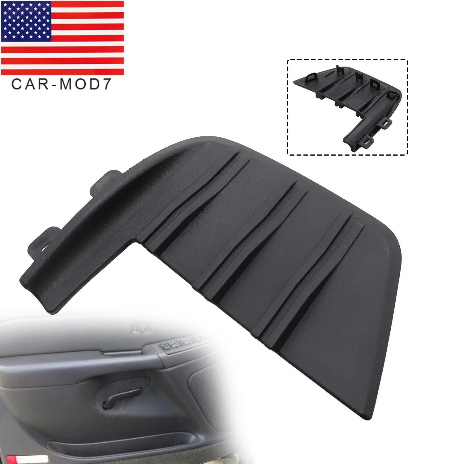 Front Left Bumper Molding 84588810 for 2019-2022 Chevrolet Silverado 1500