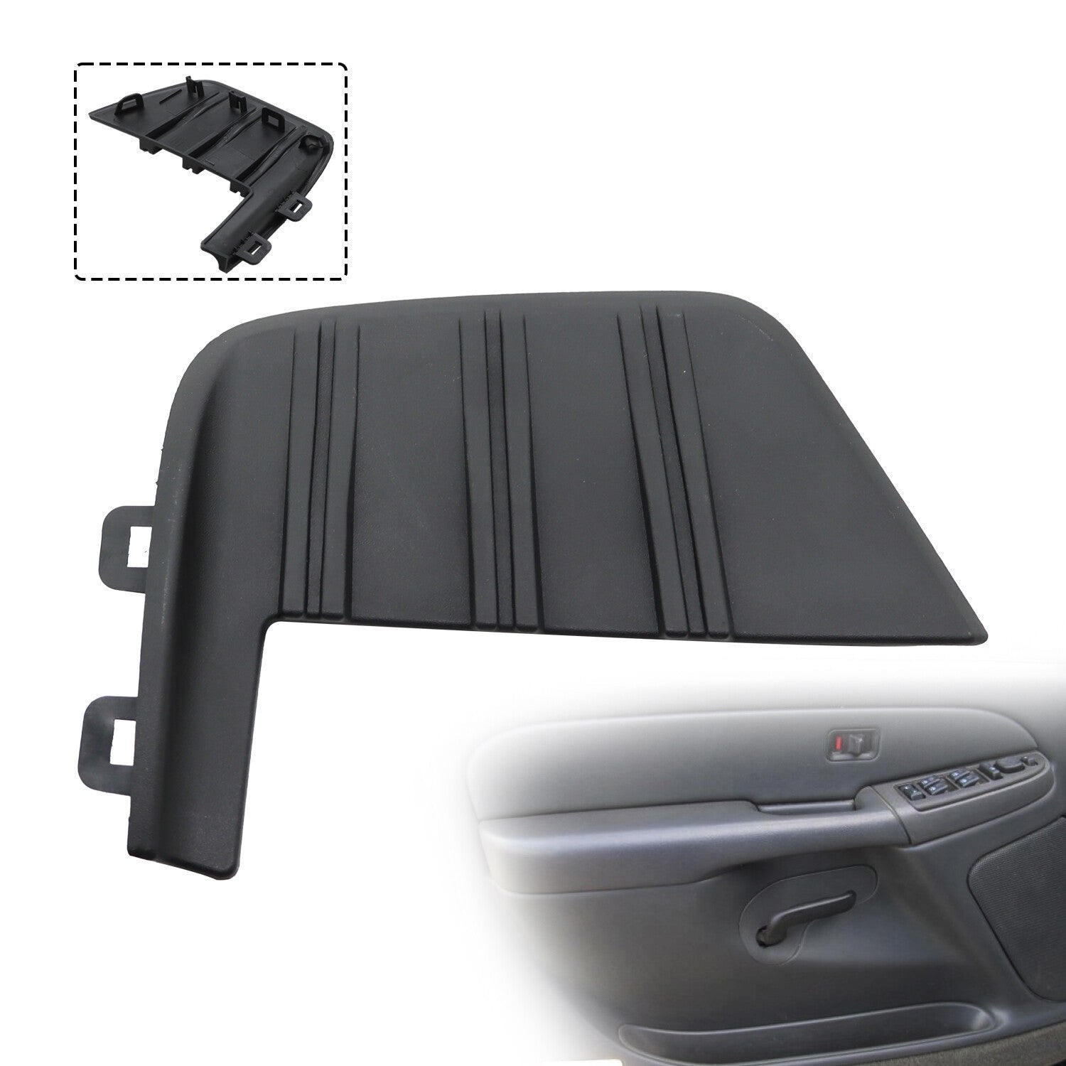 Front Left Bumper Molding 84588810 for 2019-2022 Chevrolet Silverado 1500