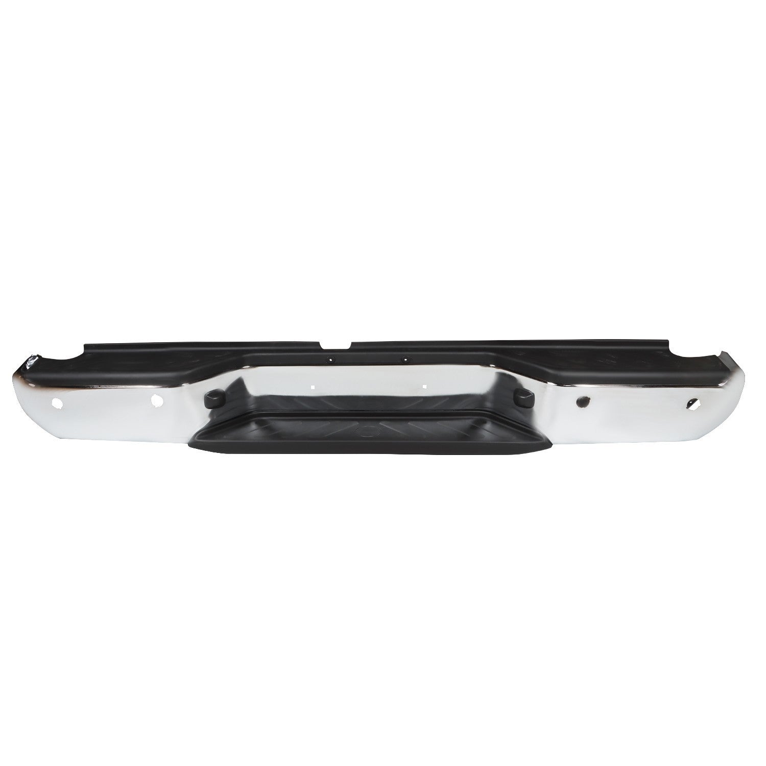 Chrome Rear Step Bumper Assembly for 2013-2021 Nissan Frontier w/ Sensor & Pad