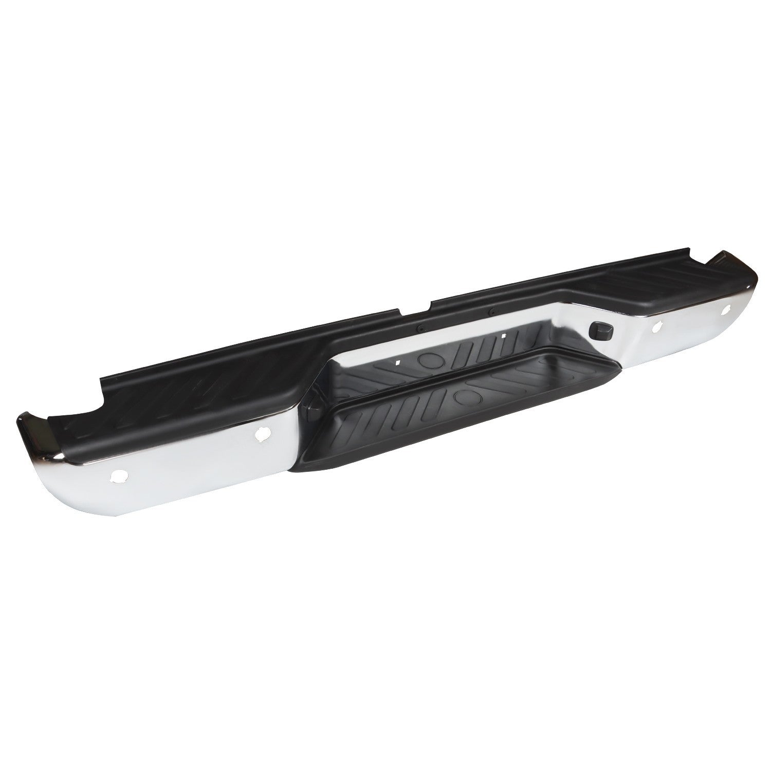Chrome Rear Step Bumper Assembly for 2013-2021 Nissan Frontier w/ Sensor & Pad