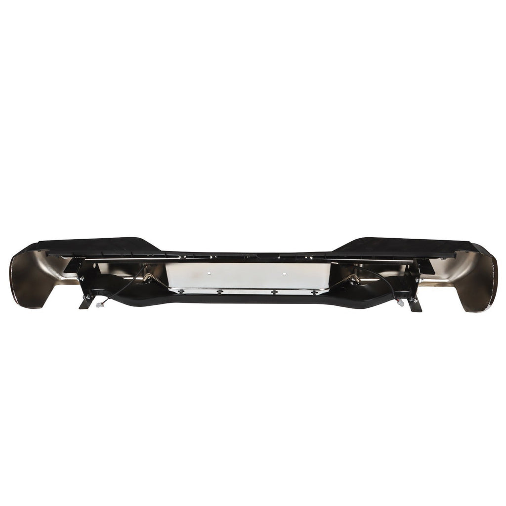 Chrome Rear Step Bumper Assembly for 2013-2021 Nissan Frontier w/ Sensor & Pad