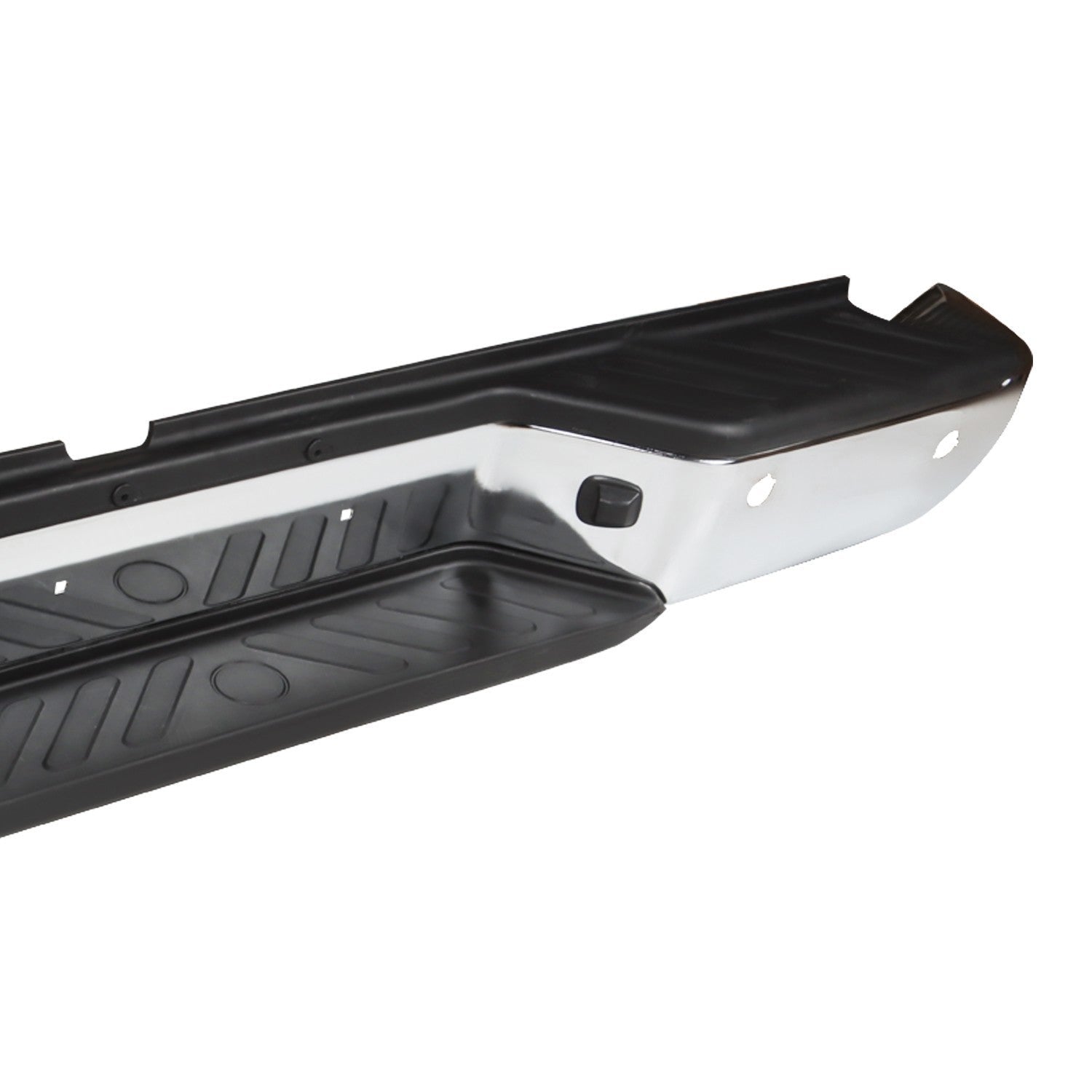Chrome Rear Step Bumper Assembly for 2013-2021 Nissan Frontier w/ Sensor & Pad