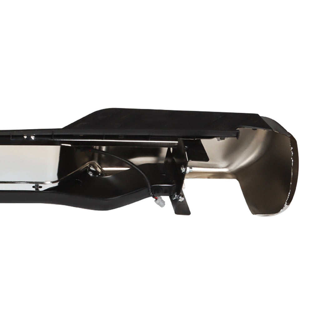 Chrome Rear Step Bumper Assembly for 2013-2021 Nissan Frontier w/ Sensor & Pad