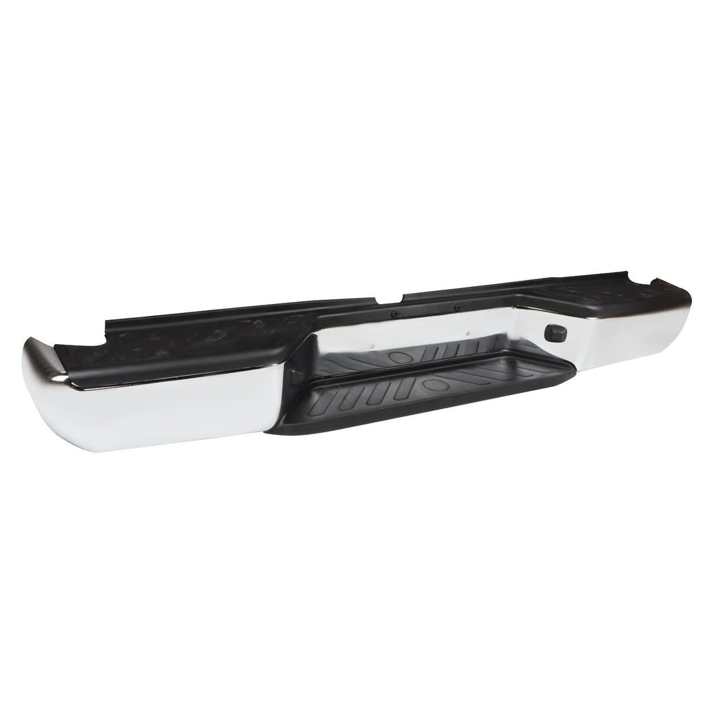 Chrome Rear Bumper Assembly Ni1103114 for Nissan Frontier 2005-2021 No Sensor