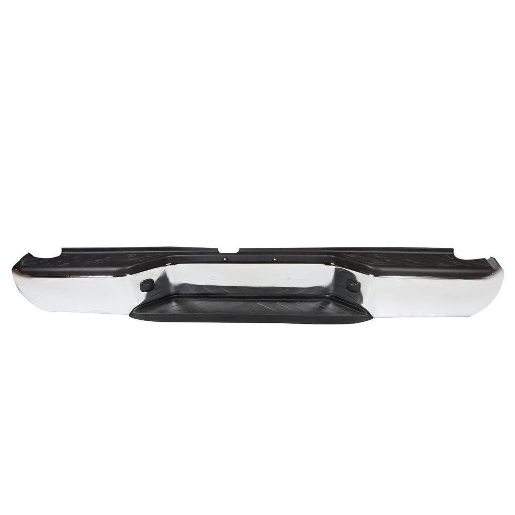Chrome Rear Bumper Assembly Ni1103114 for Nissan Frontier 2005-2021 No Sensor