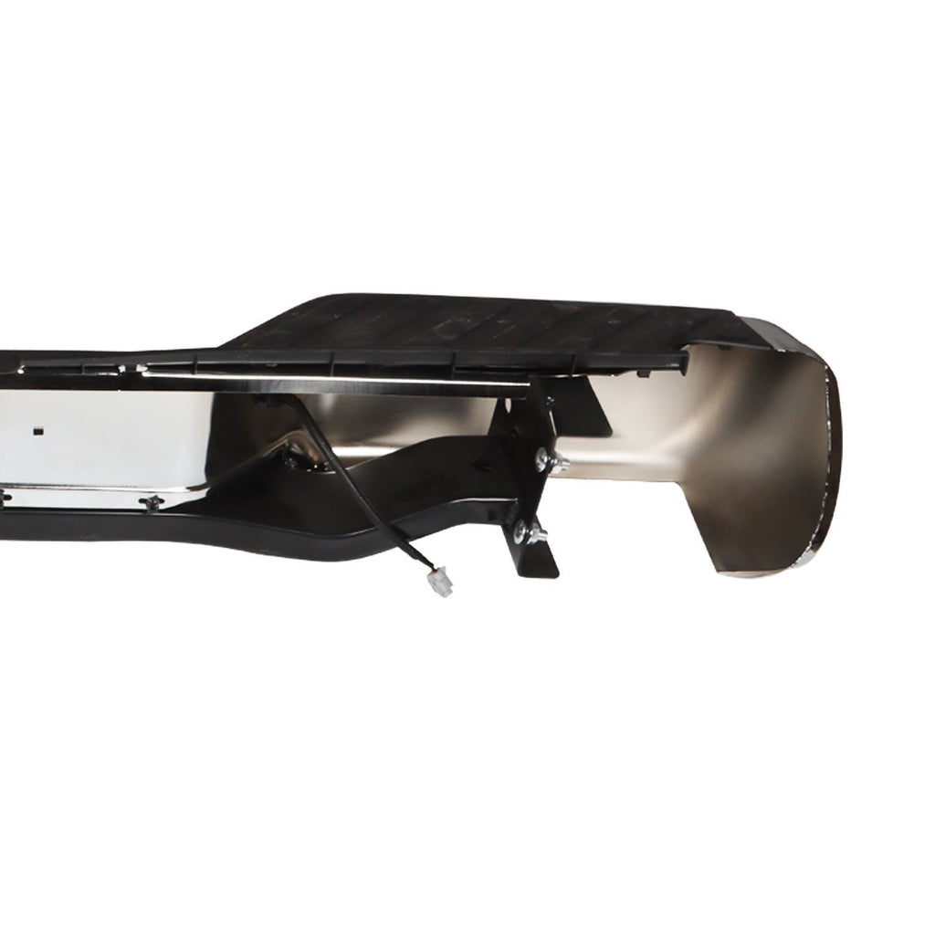 Chrome Rear Bumper Assembly Ni1103114 for Nissan Frontier 2005-2021 No Sensor