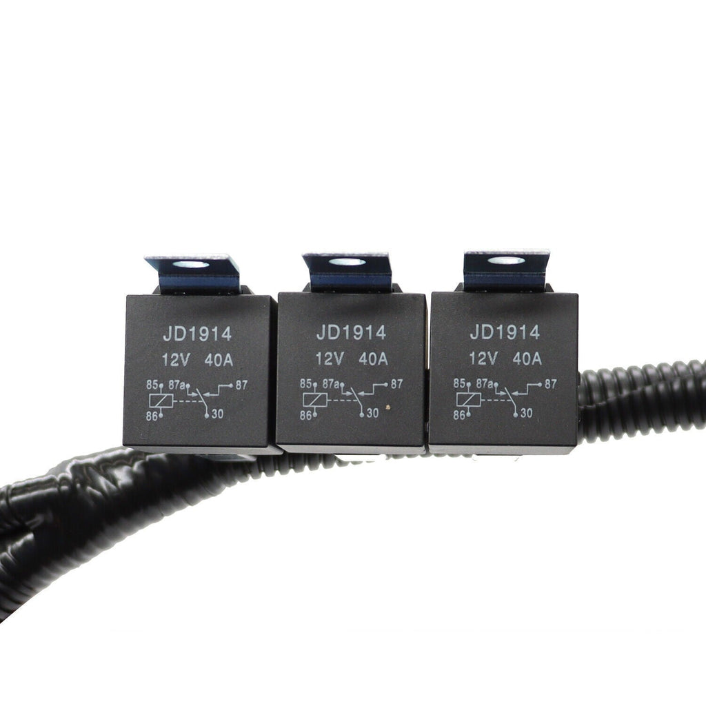 Dual Electric Fan Wire Harness Upgrade for 99-06 Silverado Sierra Denali Tahoe