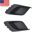 Fit for 14-16 Mazda 3 Front Bumper Fog Light Covers Textured Left & Right Side