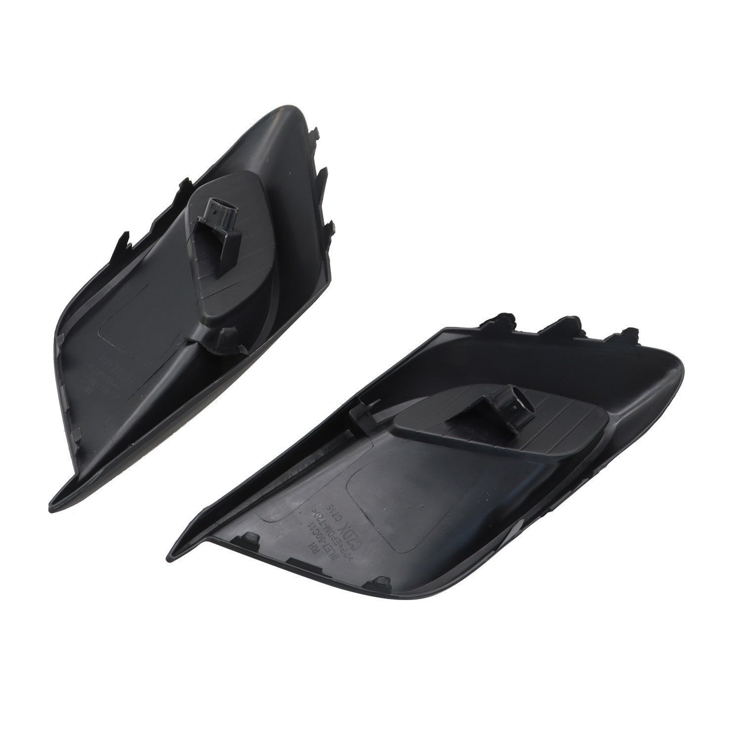 Fit for 14-16 Mazda 3 Front Bumper Fog Light Covers Textured Left & Right Side