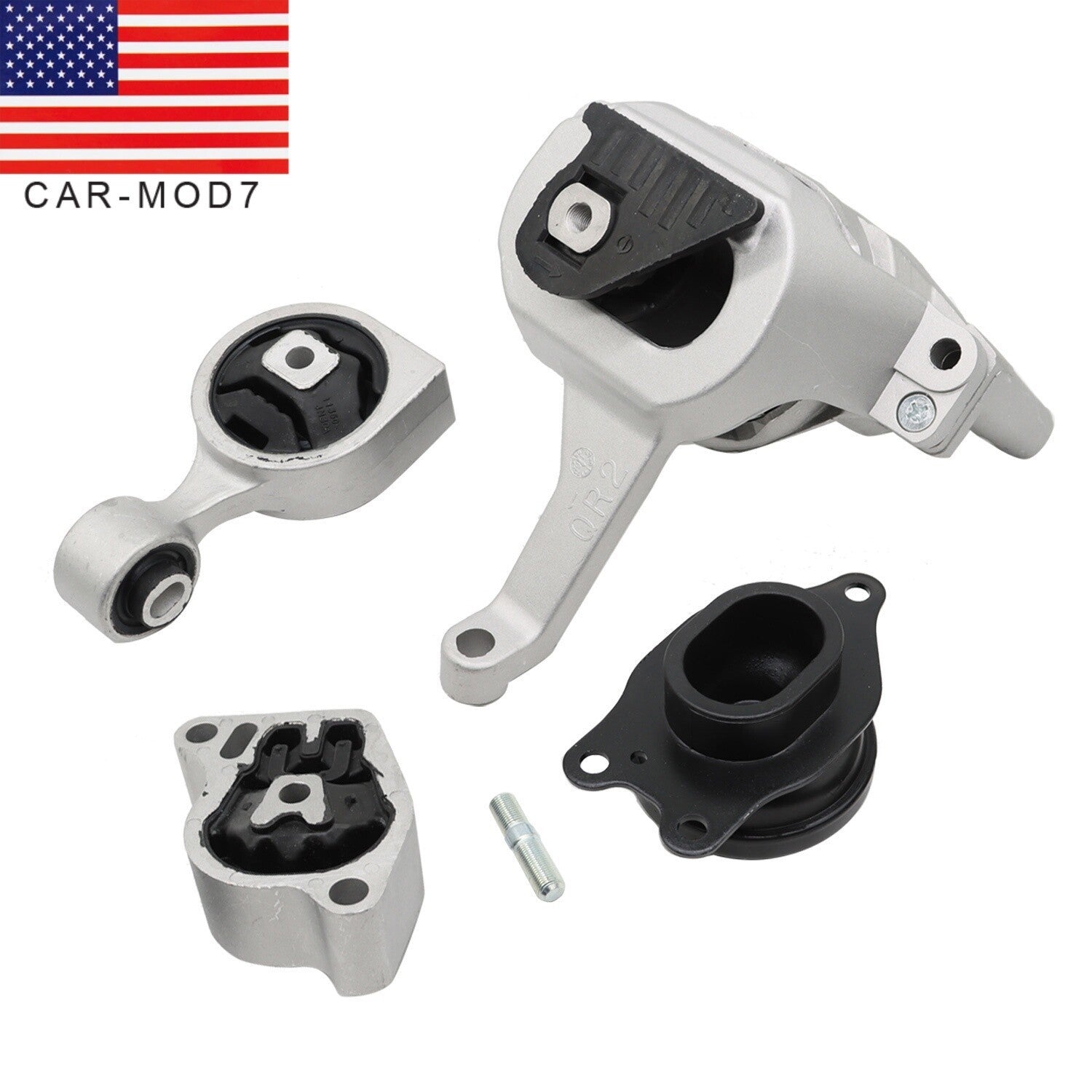 4PCS Engine & Transmission Mount Set for Nissan Altima 2007-2016 2.5L CVT