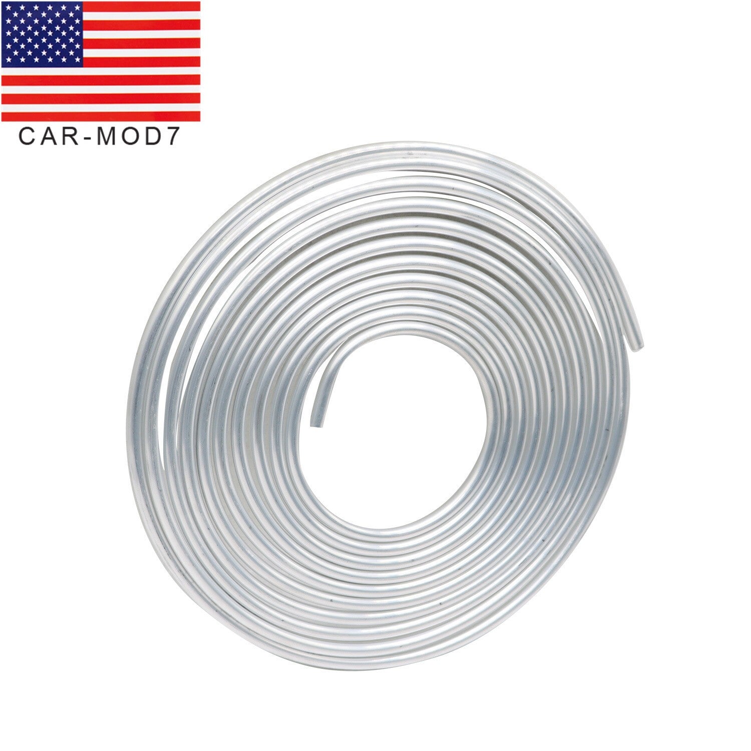 25" Diameter 3/8" Aluminum Coiled Fuel Line Tubing Performance New