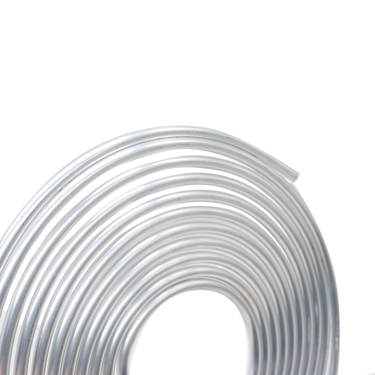 25" Diameter 3/8" Aluminum Coiled Fuel Line Tubing Performance New
