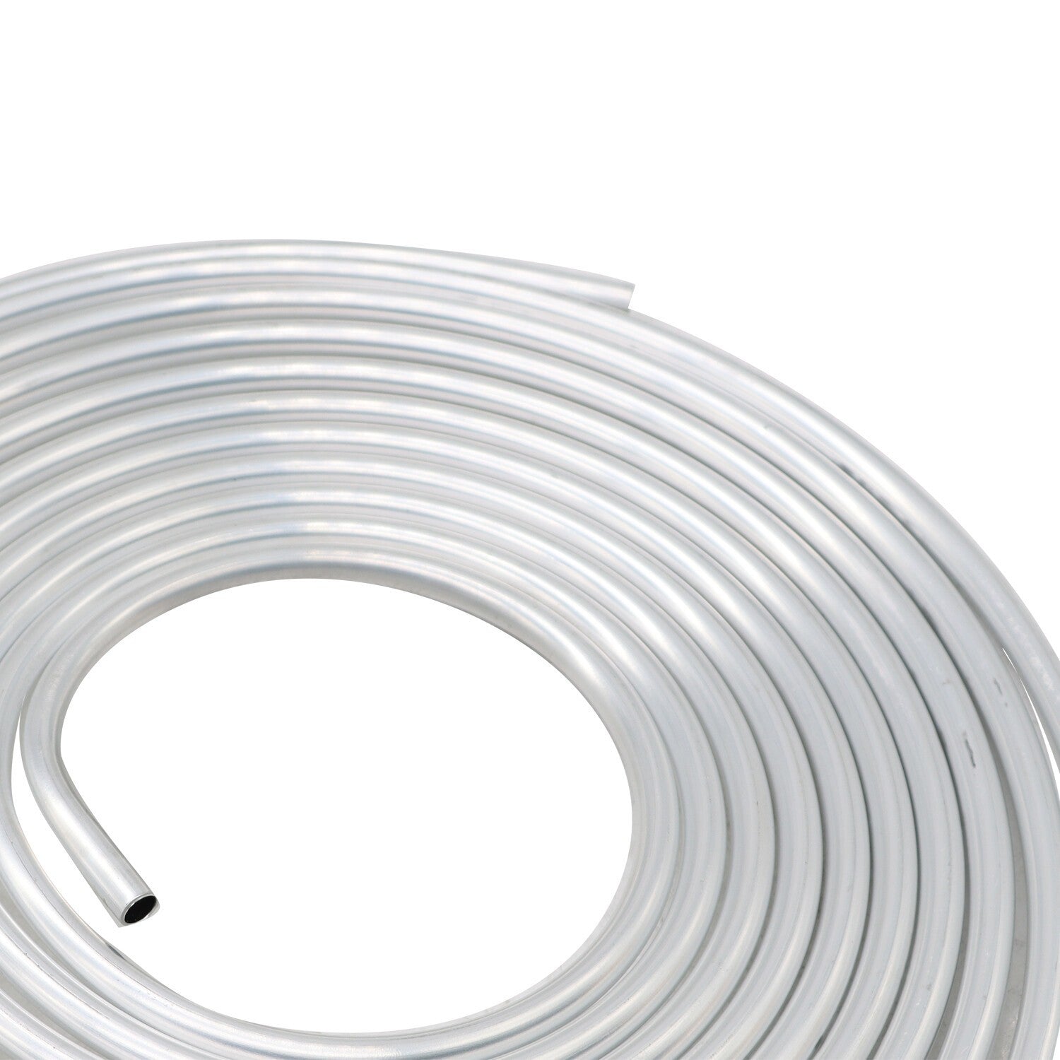 25" Diameter 3/8" Aluminum Coiled Fuel Line Tubing Performance New