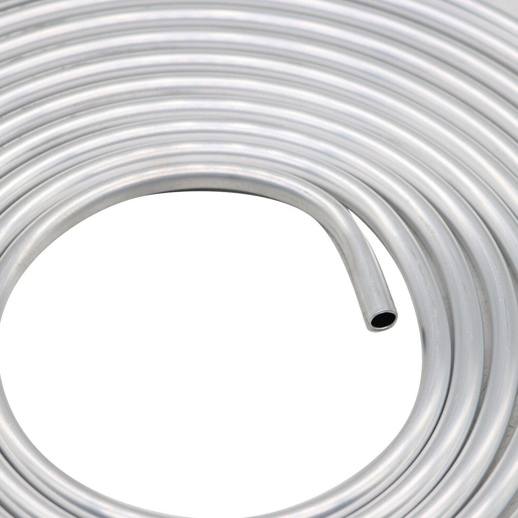 25" Diameter 3/8" Aluminum Coiled Fuel Line Tubing Performance New
