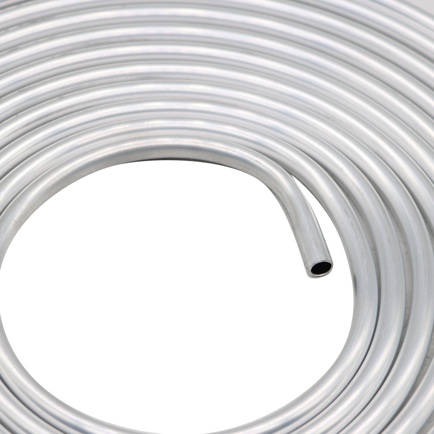 25" Diameter 3/8" Aluminum Coiled Fuel Line Tubing Performance New