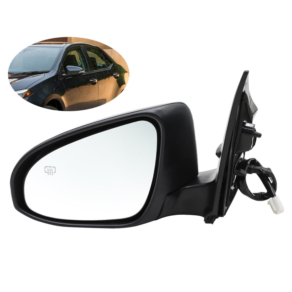 Driver Side Heated Power Door Mirror for Toyota Corolla 2014-2019 Manual Fold