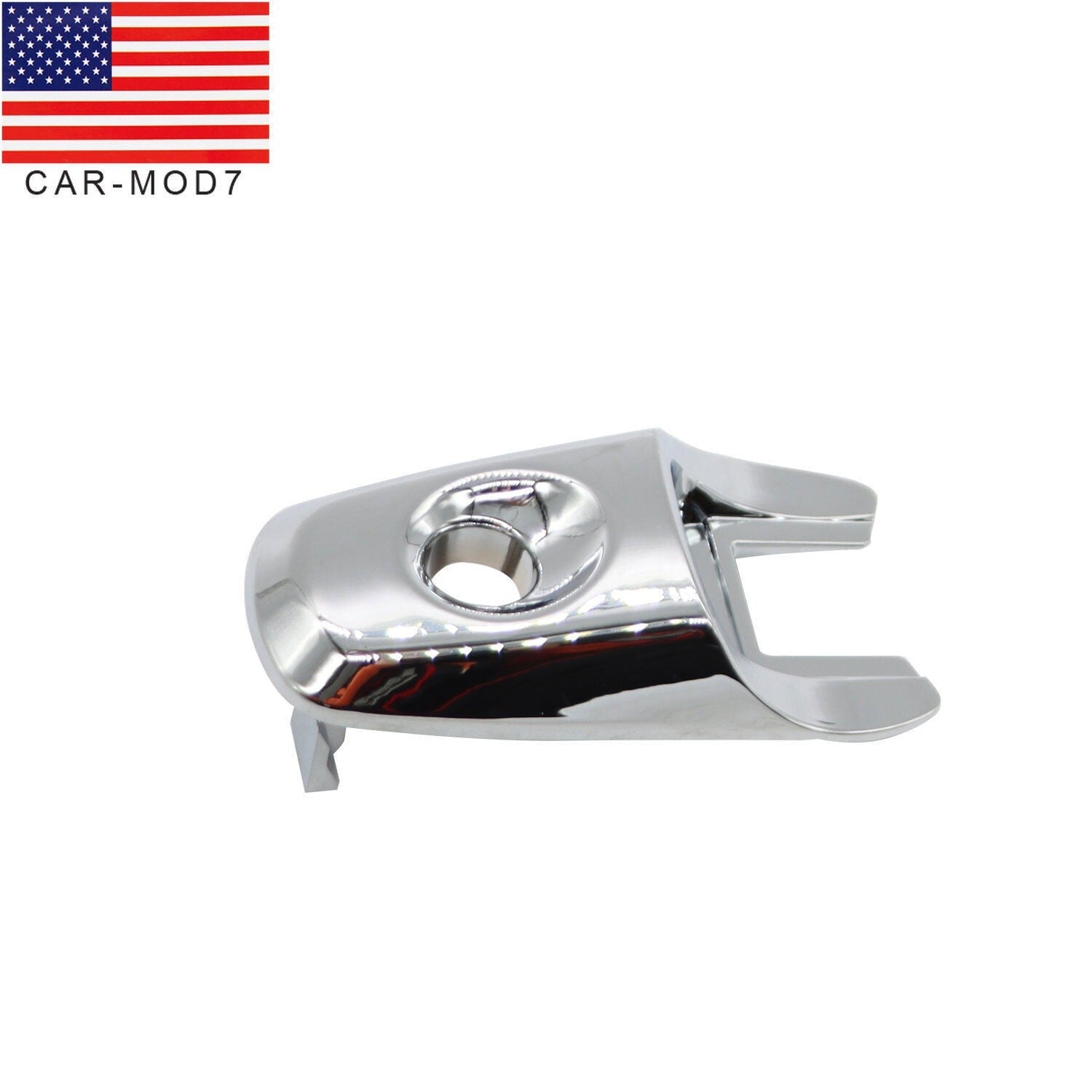 Chrome Left Driver Door Handle Key Bezel Cover Trim for 11-19 Ford Explorer