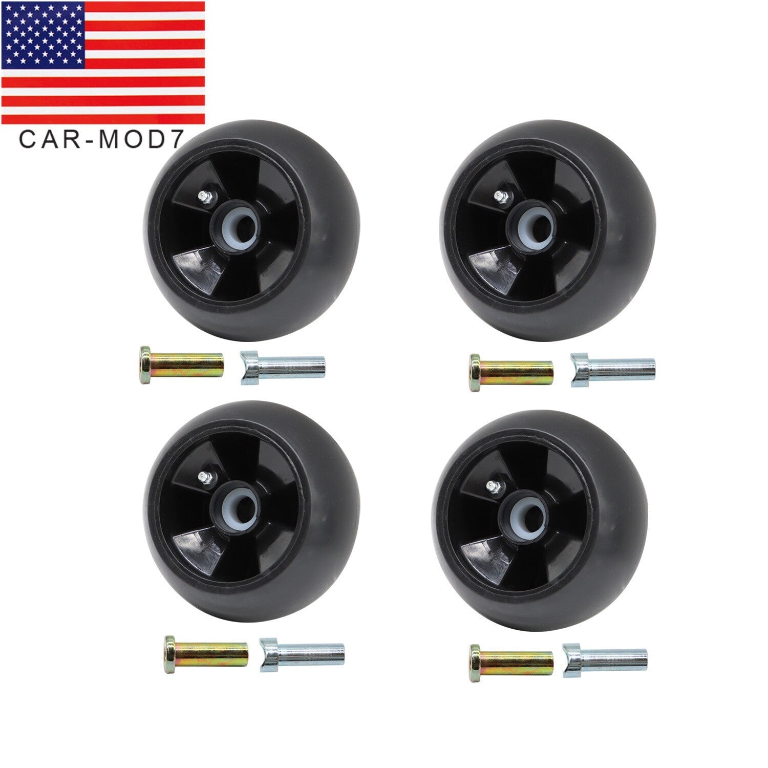 Deck Wheel Kit for John Deere 48" 54" 60" 72" Lawn Mowers AM125172