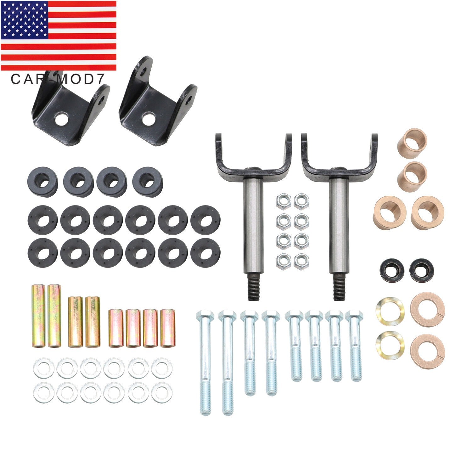 1993+ Club Car DS Golf Cart Front End Bushing Repair Kit Gas & Electric