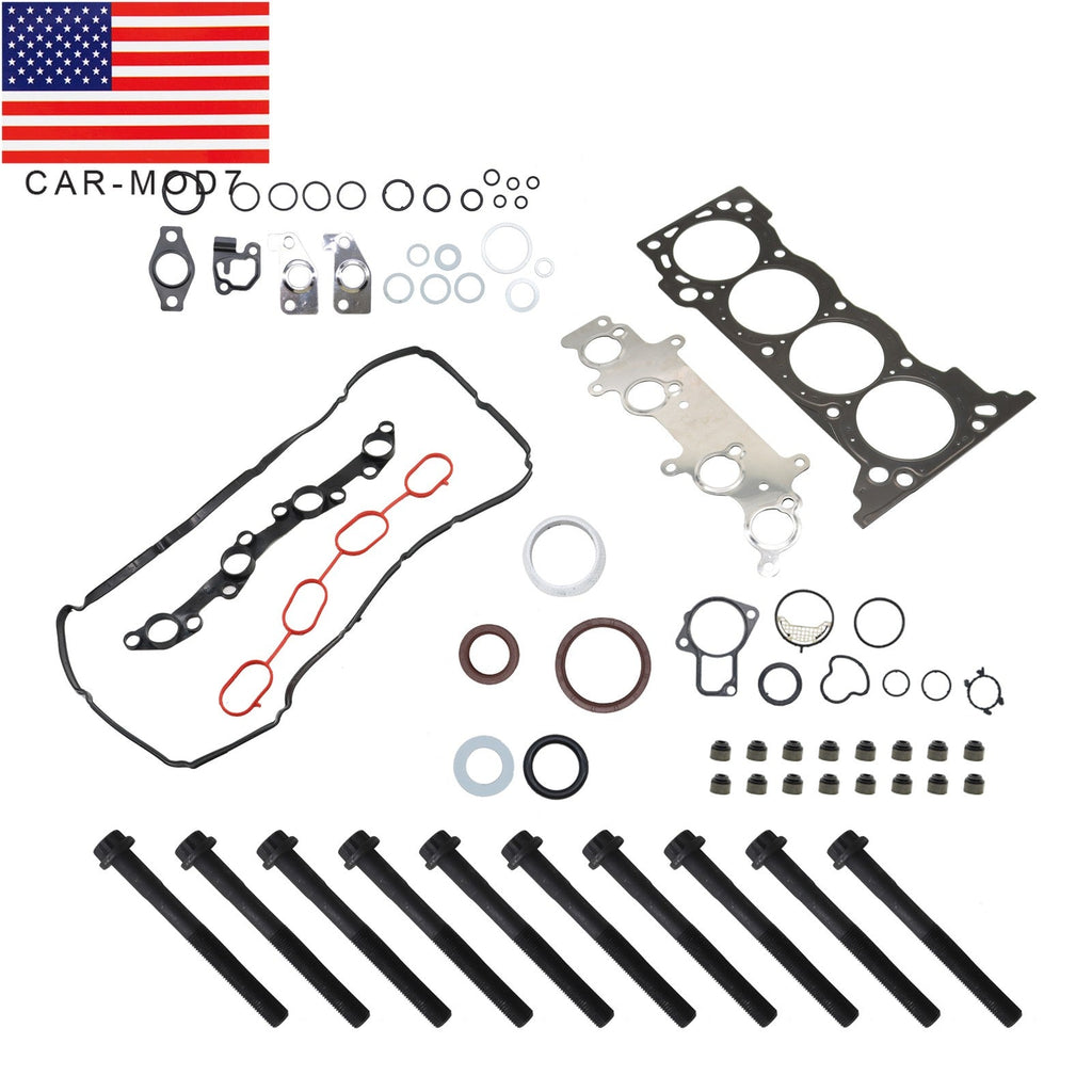 2005-2016 Toyota Tacoma 2.7L 2TRFE Full Gasket Set with Head Bolts