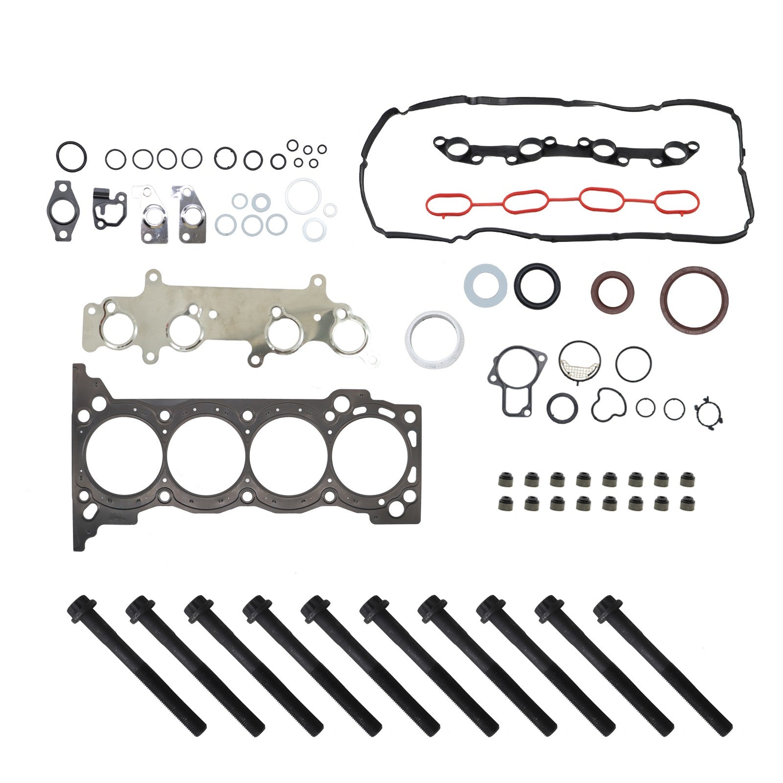 2005-2016 Toyota Tacoma 2.7L 2TRFE Full Gasket Set with Head Bolts