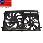 Engine Radiator Dual Cooling Fan Assembly for Ford Transit T150 T250 T350 HD