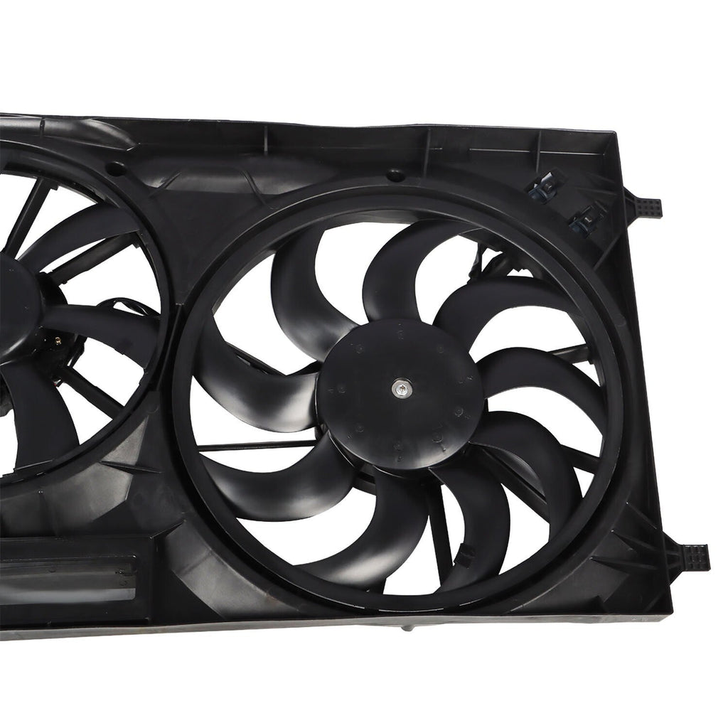 Engine Radiator Dual Cooling Fan Assembly for Ford Transit T150 T250 T350 HD