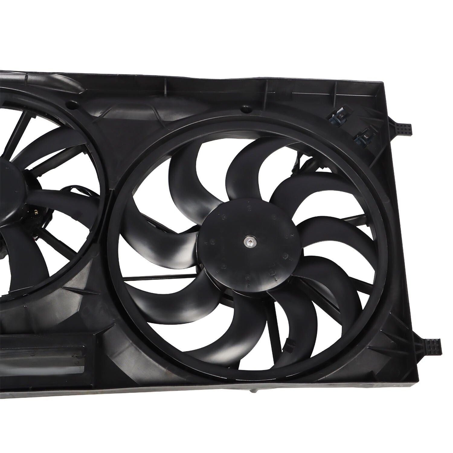 Engine Radiator Dual Cooling Fan Assembly for Ford Transit T150 T250 T350 HD