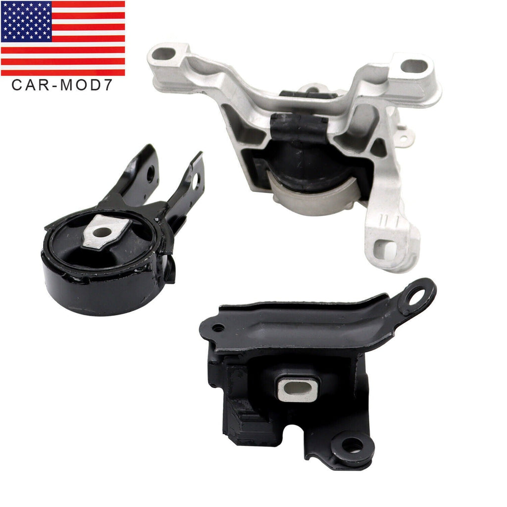 3PCS Engine & Transmission Motor Mount Set for 2018 Mazda 2 L4 1.5L
