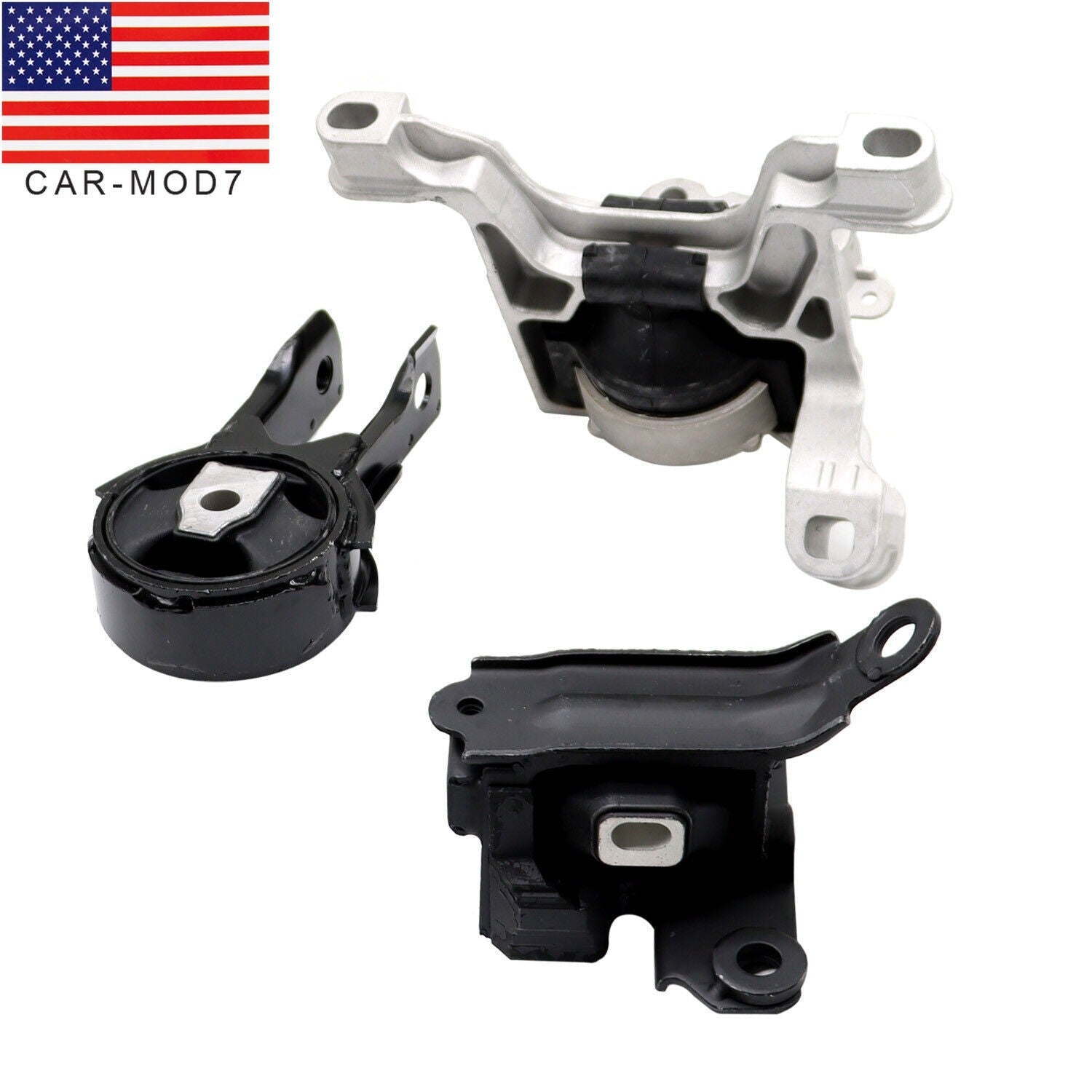 3PCS Engine & Transmission Motor Mount Set for 2018 Mazda 2 L4 1.5L