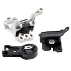 3PCS Engine & Transmission Motor Mount Set for 2018 Mazda 2 L4 1.5L