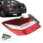Left Driver Side Outer Tail Light for 2016-2017 Honda Accord Sedan