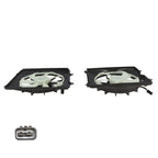 Fist AC Condenser & Radiator Cooling Fan Set for 2011-2016 Honda Odyssey