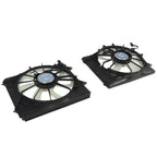 Fist AC Condenser & Radiator Cooling Fan Set for 2011-2016 Honda Odyssey