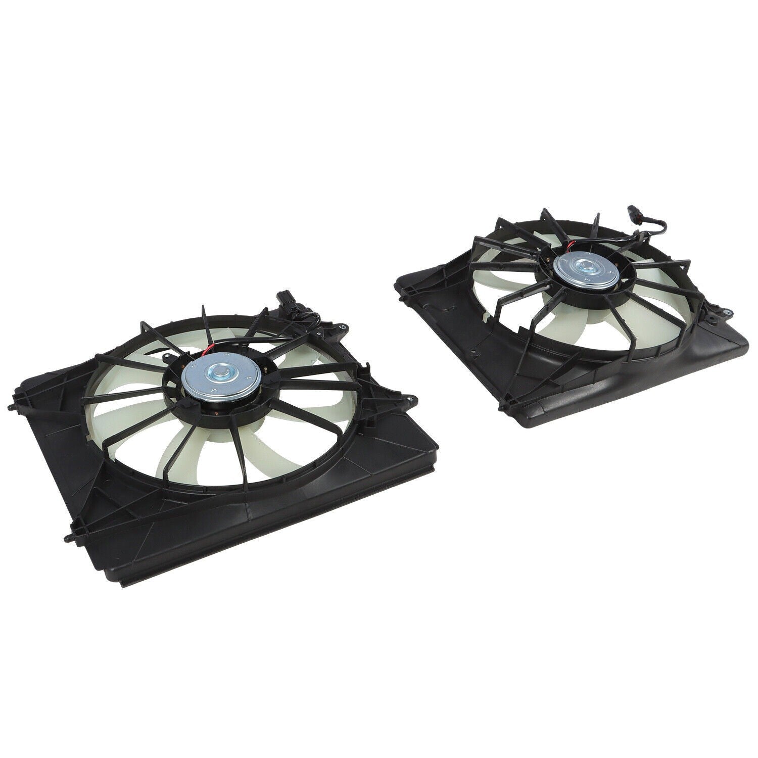 Fist AC Condenser & Radiator Cooling Fan Set for 2011-2016 Honda Odyssey