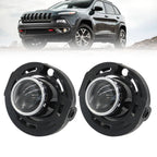 Fit for 2014-2021 Jeep Grand Cherokee Front Fog Lights Left & Right Clear Lens