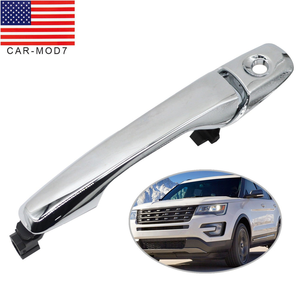 Chrome Front Left Exterior Door Handle for Ford Explorer Edge 2011-2017