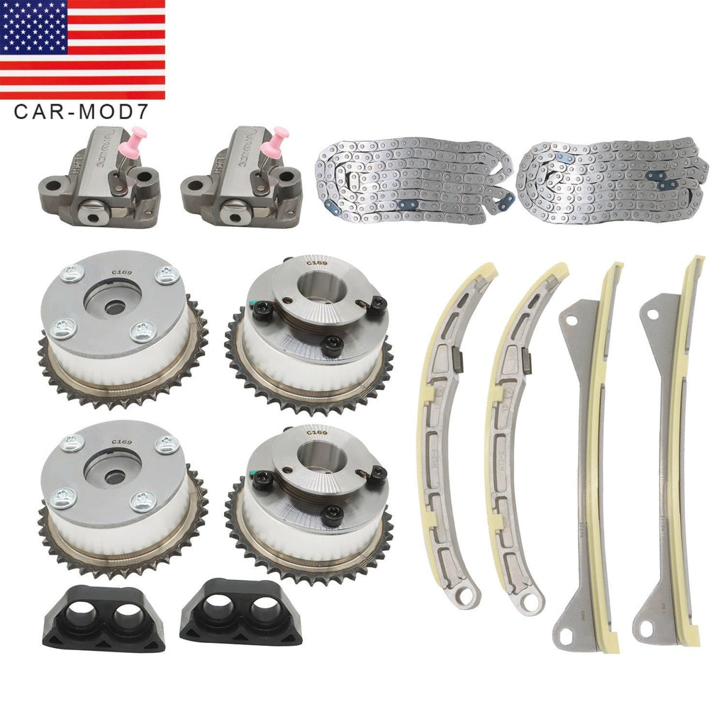 Engine Timing Chain Kit for Hyundai Kia 3.3L 3.8L Santa Fe Sorento Azera Genesis